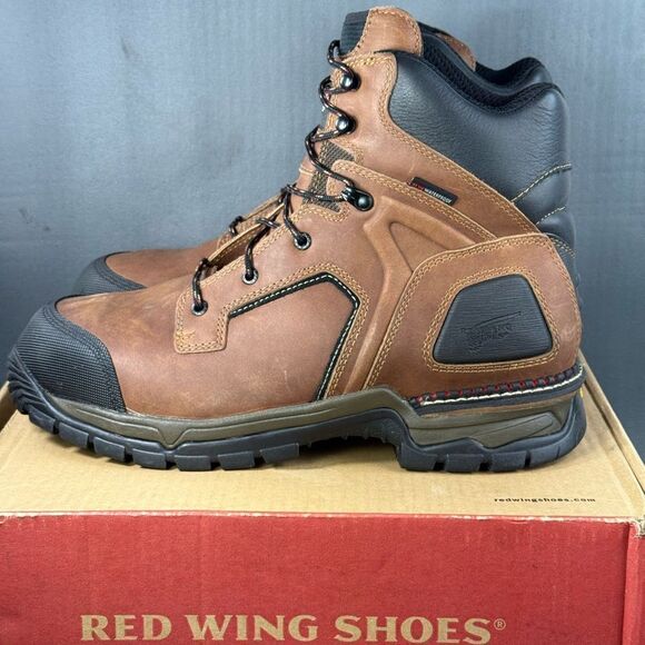 Red Wing Men\'s FlexForce 6-Inch Waterproof aluminum Toe work Boot shoes size 13 main image 6